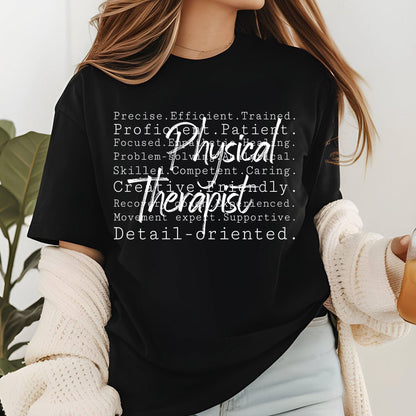 Physical Therapist DTF Transfer Ready to Press, Physical Therapy Teacher Heat Transfer For Shirts, Therapist Appreciation UV Decal Sticker