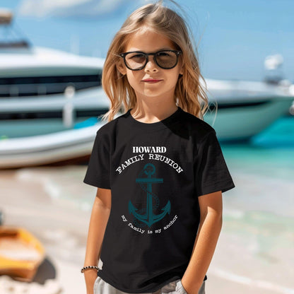 Custom Family Reunion My Family is My Anchor Shirt Family Matching T Shirts for Reunion 2025 Personalized Family Name Tees Shirt