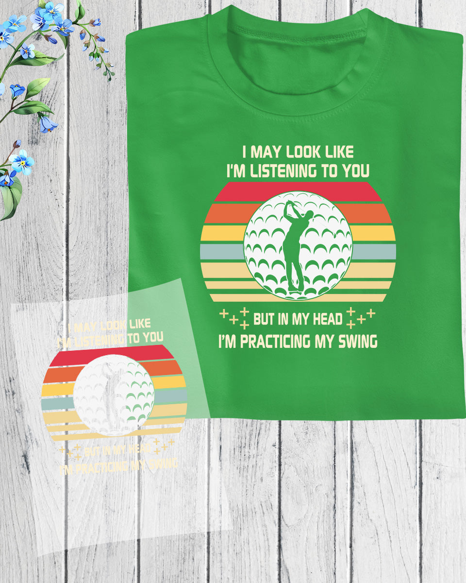 Golf Practice Kit DTF Transfer Film