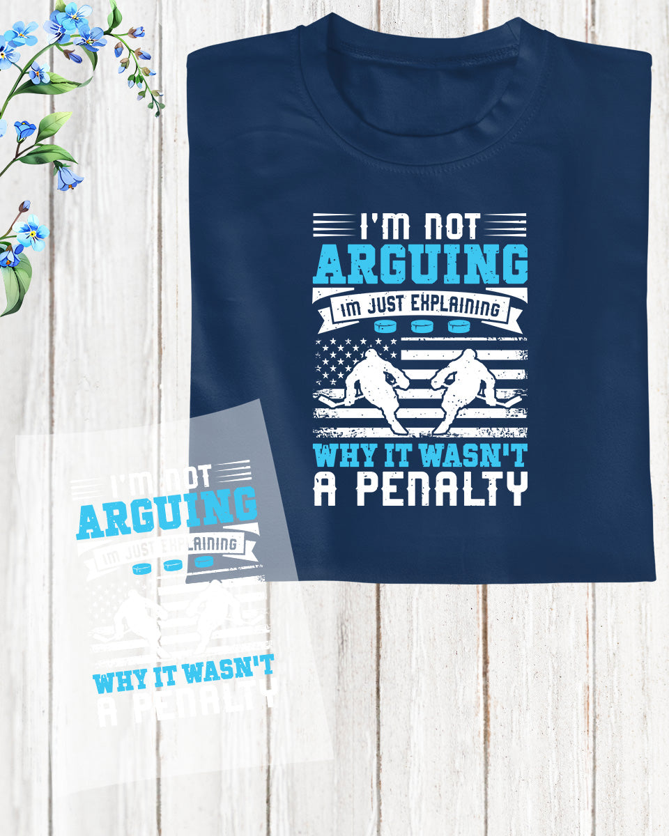 Ice Hockey Lover Gift DTF Transfer Film