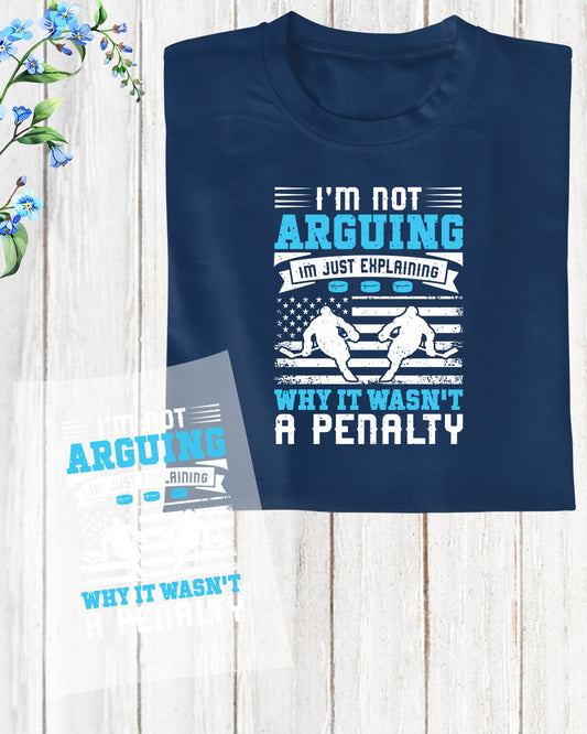 Ice Hockey Lover Gift DTF Transfer Film