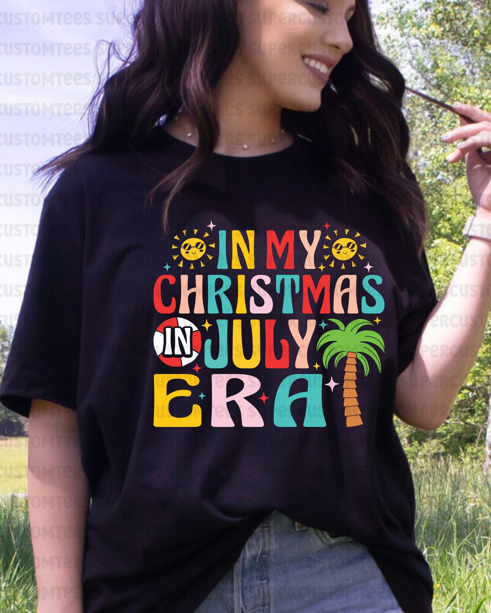 In My Christmas In July Era DTF Transfer