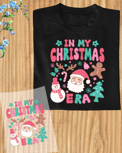 Boho Christmas Era Santa DTF Transfer Film