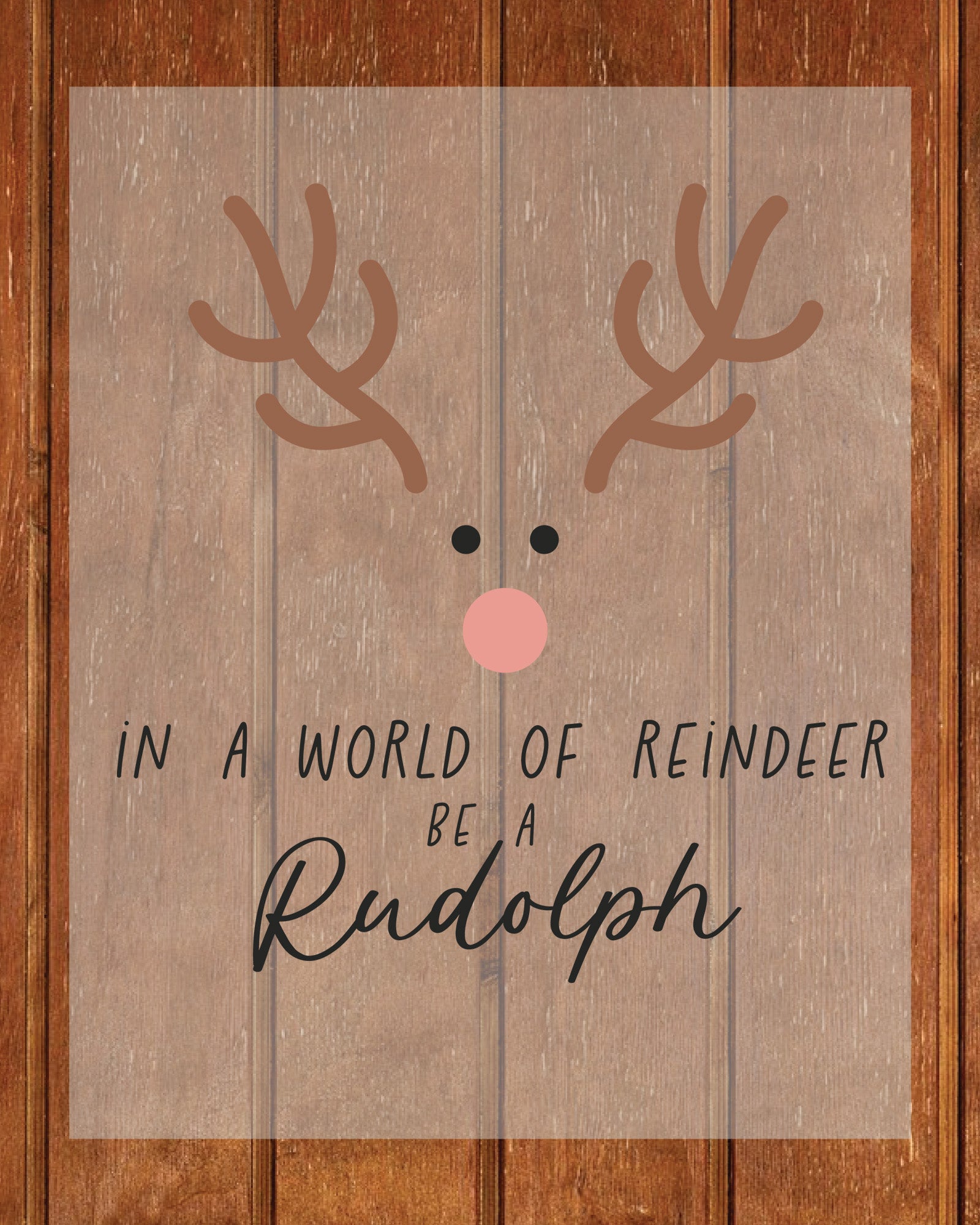 Christmas Reindeer DTF Transfer Film