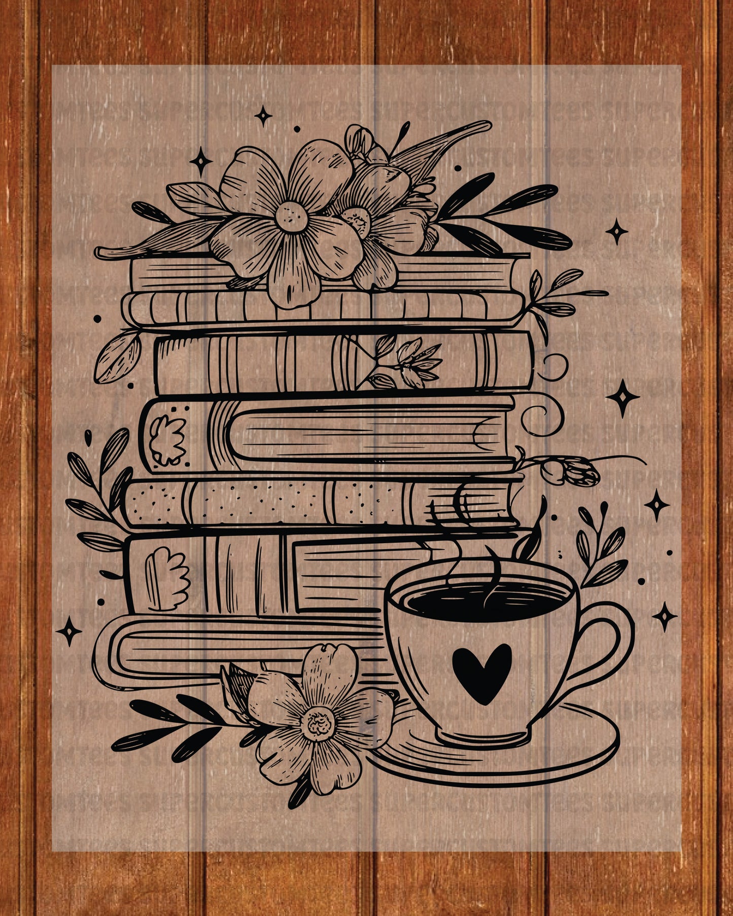 Inspired Book Lover DTF Transfer