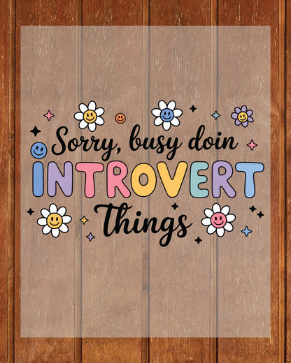 Introvert DTF Transfer