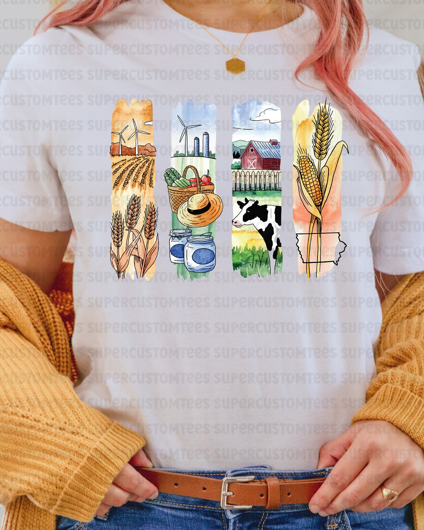 Iowa DTF Heat Transfer Ready to Press