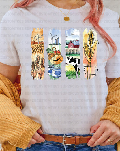 Iowa DTF Heat Transfer Ready to Press