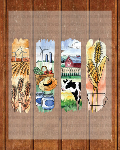 Iowa DTF Heat Transfer Ready to Press