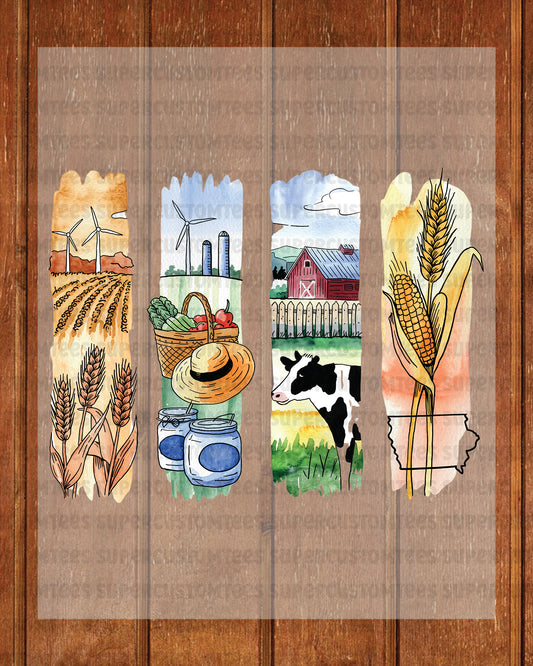 Iowa DTF Heat Transfer Ready to Press