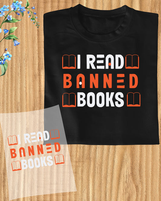 I Read Banned Books DTF Transfer