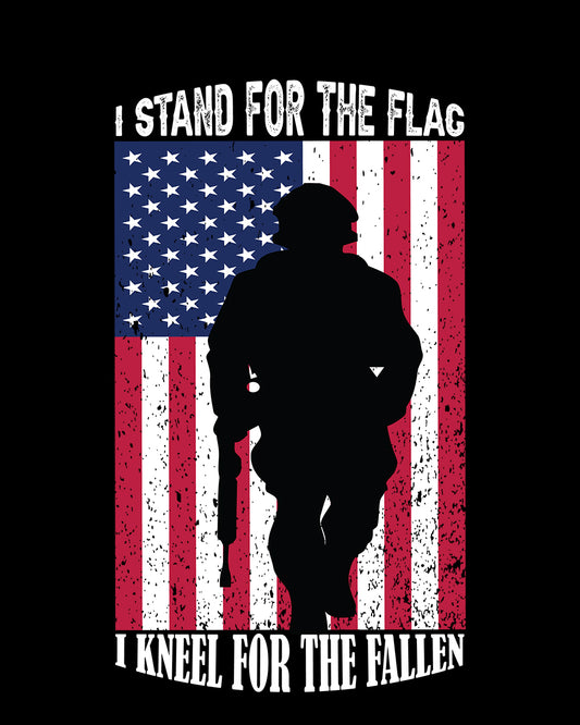 I Stand for The Flag DTF Transfer
