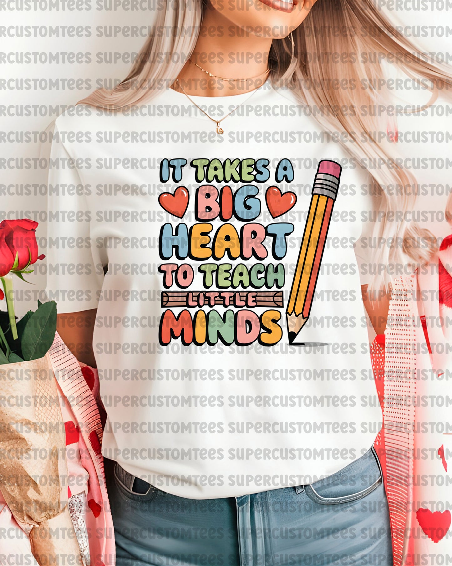 It Takes a Big Heart to Teach Little Mind DTF Transfer