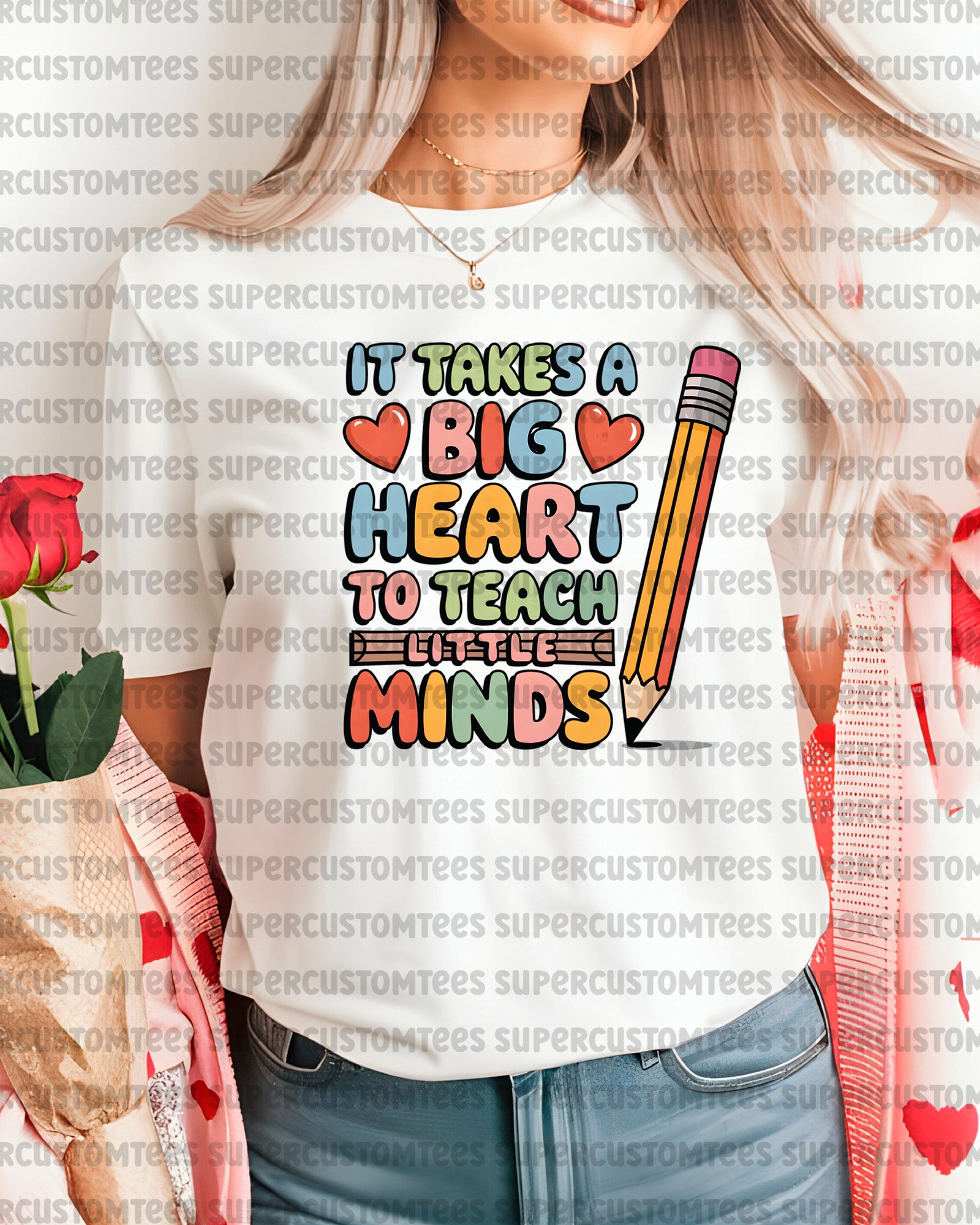 It Takes a Big Heart to Teach Little Mind DTF Transfer