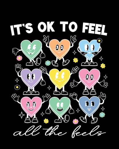 It'l All The Feels Emoji DTF Transfers ok to Fee