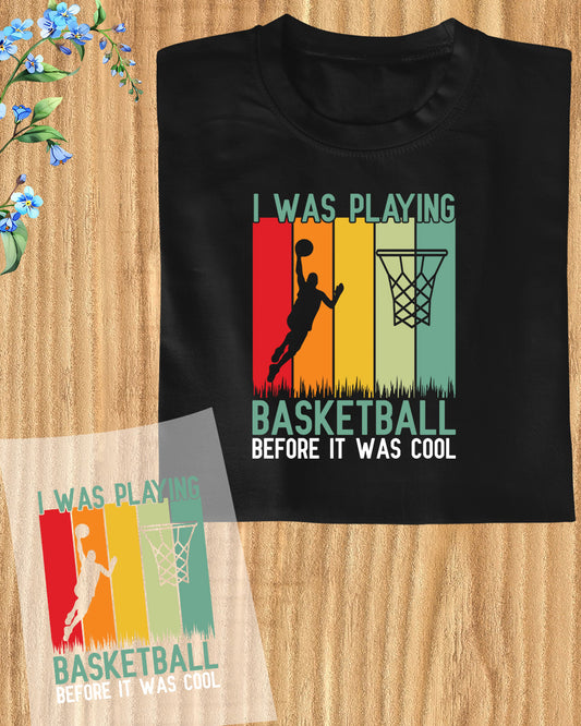 Playing Basketball DTF Transfer Film