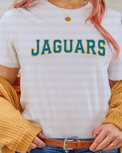 Jaguars DTF Transfer Ready to Press