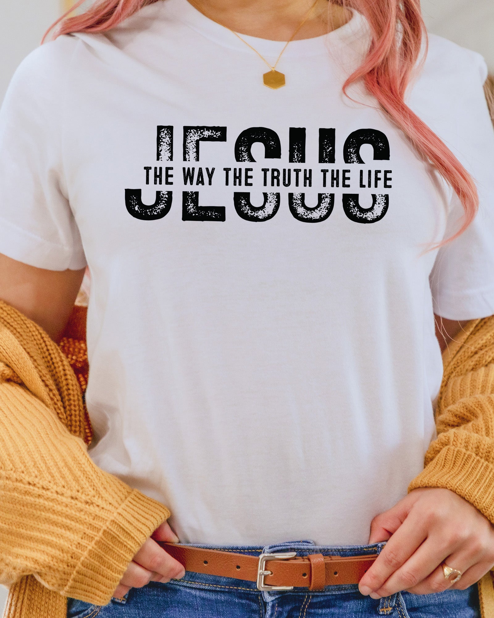 Jesus the Way the Truth the Life DTF Transfer