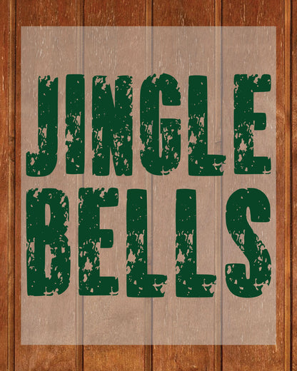 Jingle Bells Christmas DTF Transfer