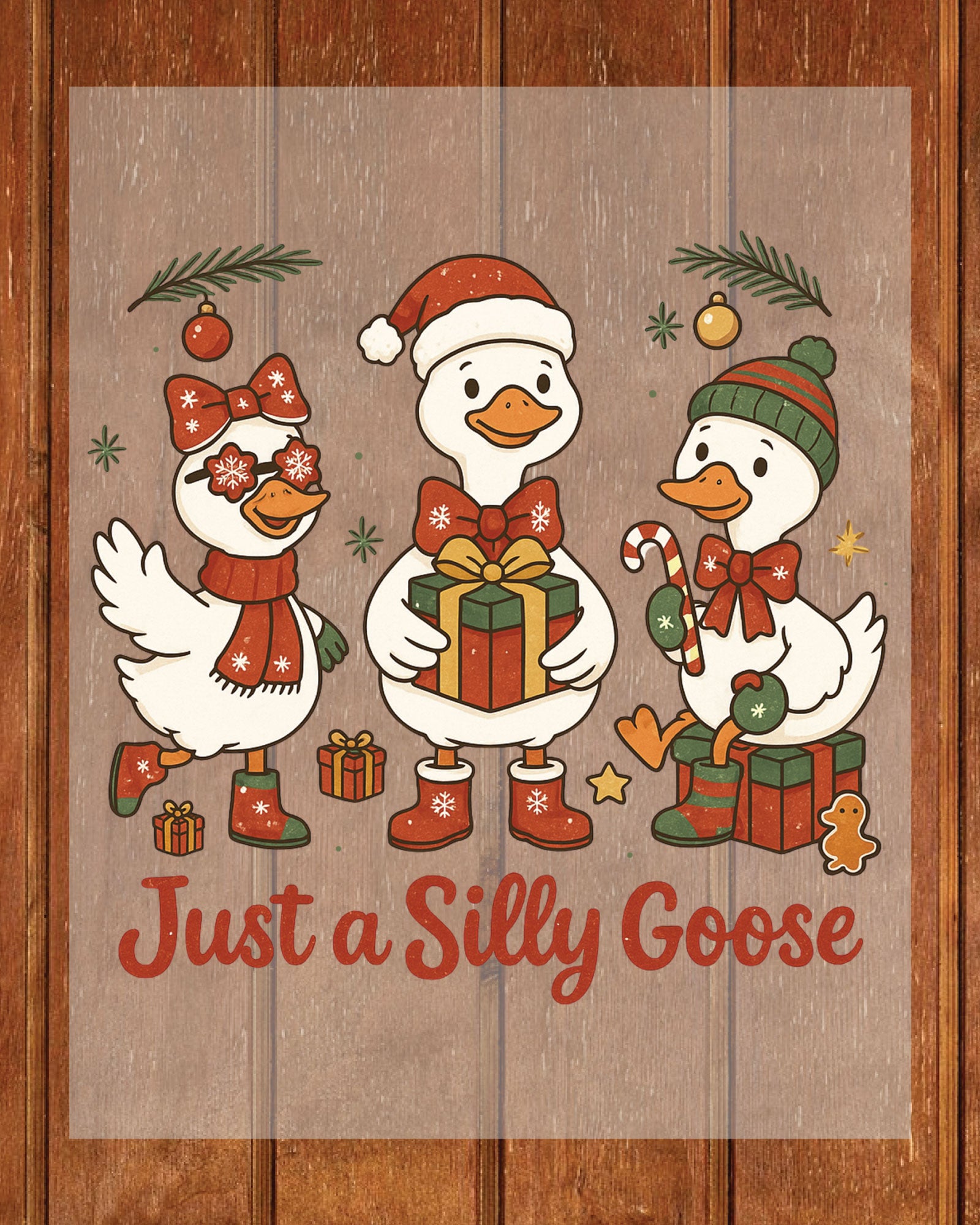 Jolly Goose Christmas DTF Transfers