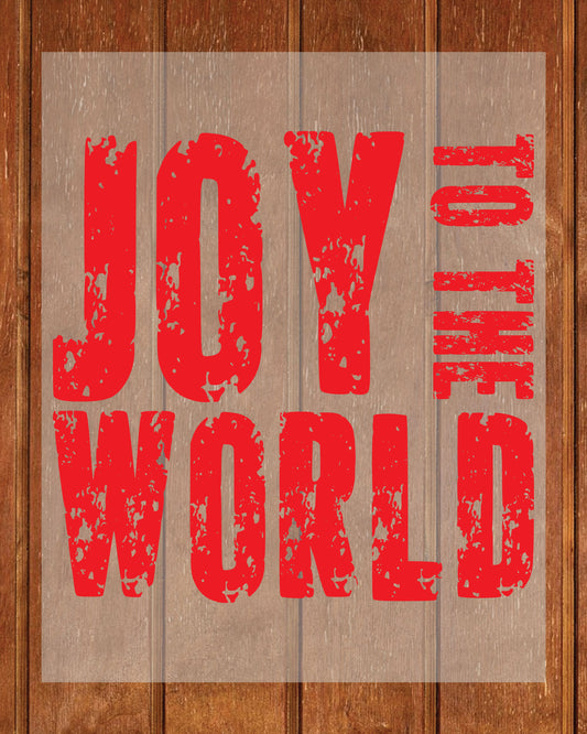 Joy to the World Christmas DTF Transfer