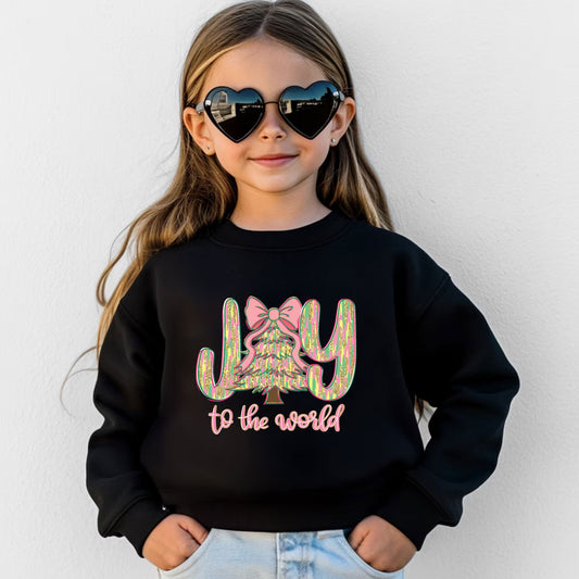 Joy to the World Sweatshirt Christian Christmas Shirt Holiday Tshirt Women Xmas Top Joyful Winter Tee Christmas Gift for Family