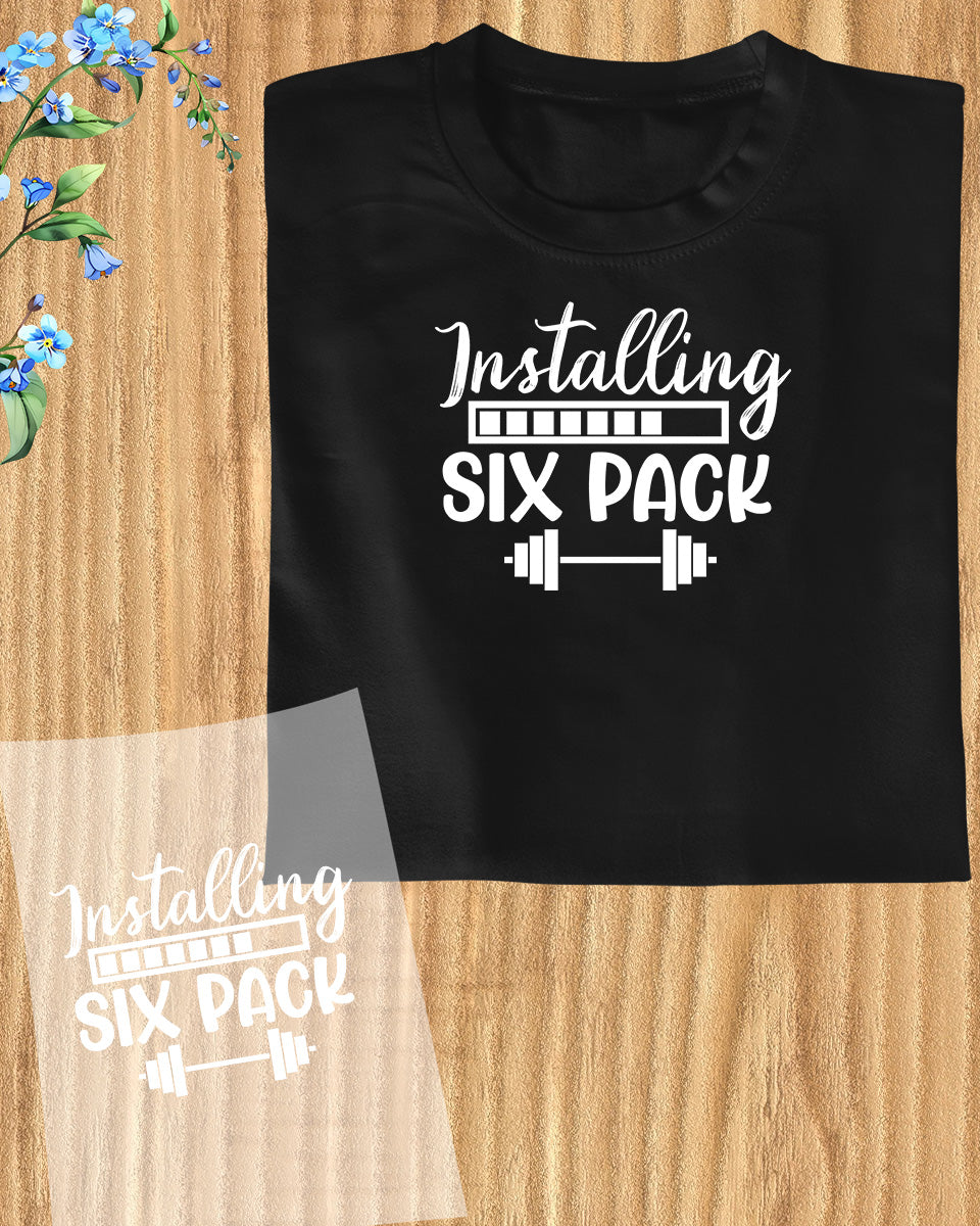 Installing Six Pack Fitness DTF Transfer Film