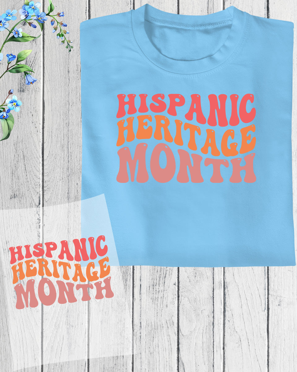 Vintage Hispanic Heritage Month DTF Transfer Film