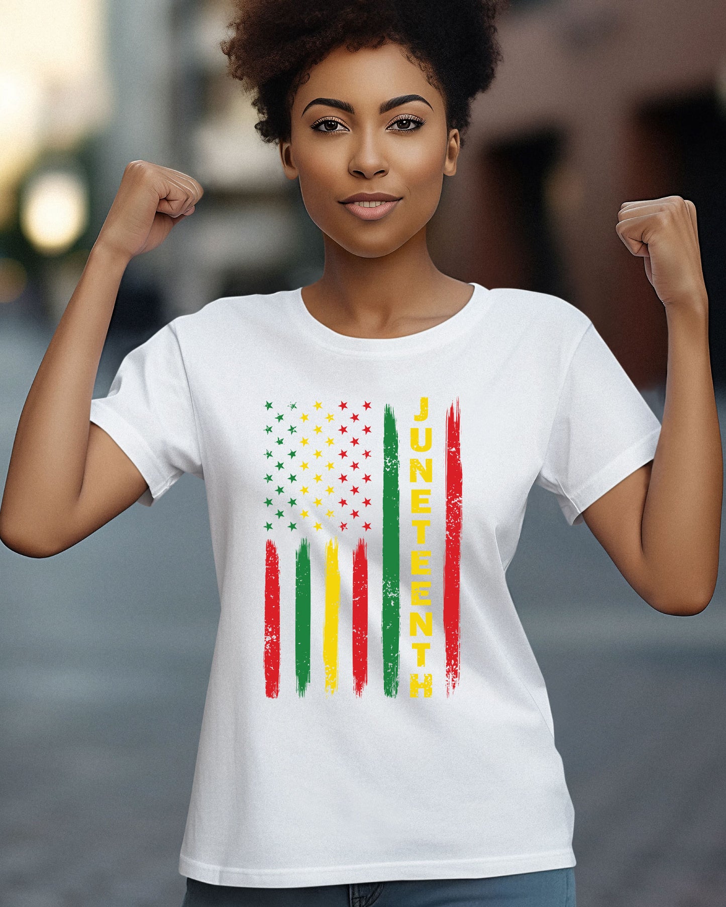 Juneteenth Clothes American Flag DTF Transfer