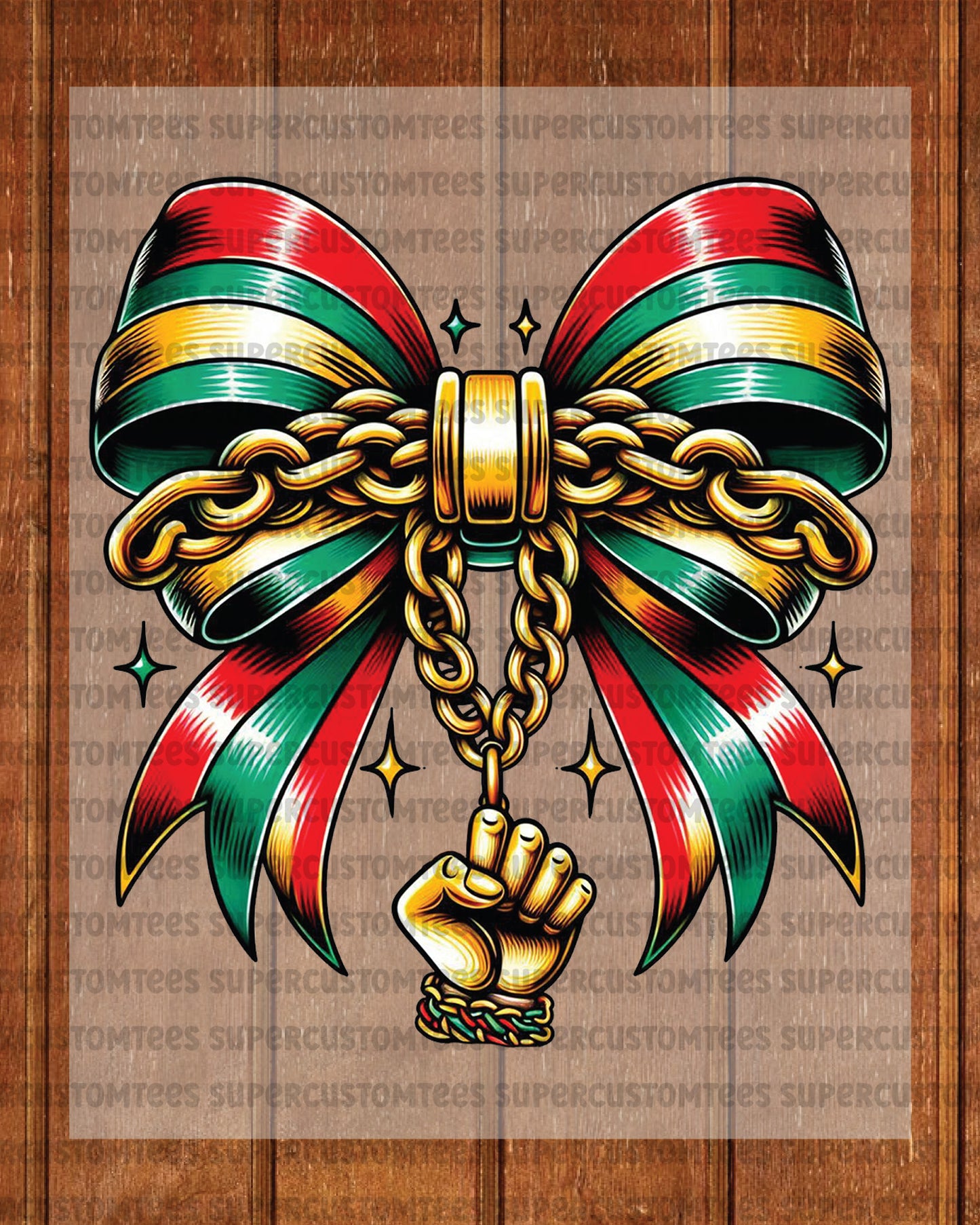 Juneteenth Coquette Bow Heat Transfer for Shirts