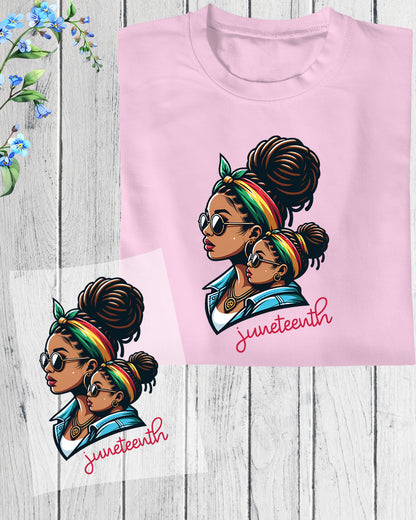 Juneteenth Girls DTF Transfer