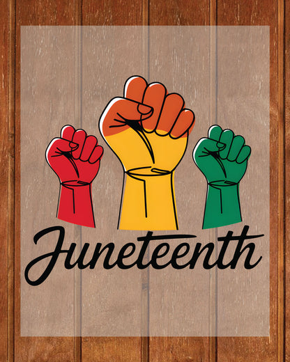 Juneteenth History DTF Transfer