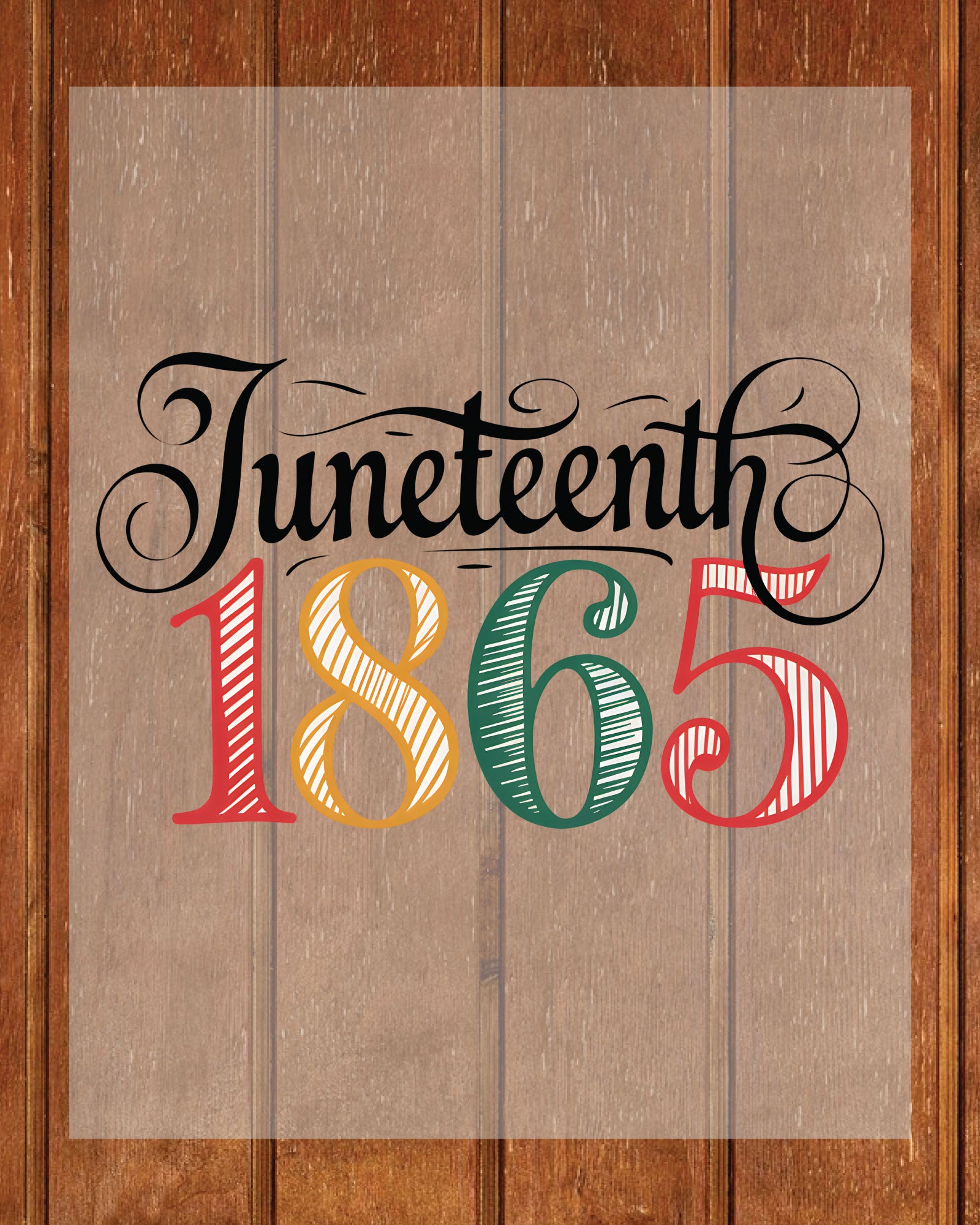 Juneteenth Holiday DTF Transfer