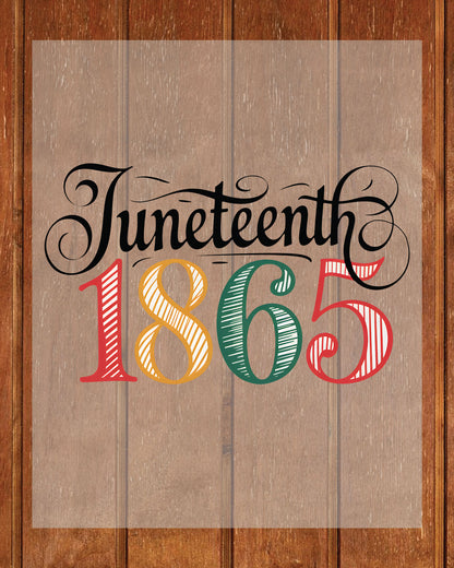 Juneteenth Holiday DTF Transfer