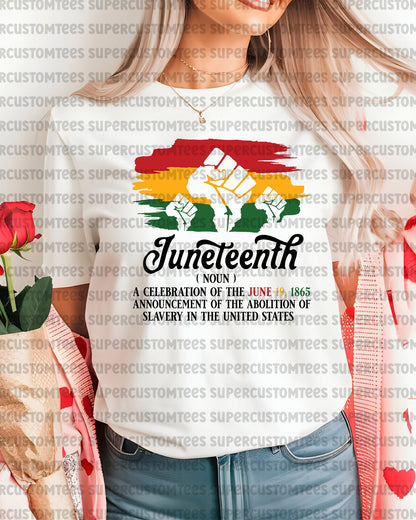 Juneteenth Holiday DTF Transfer