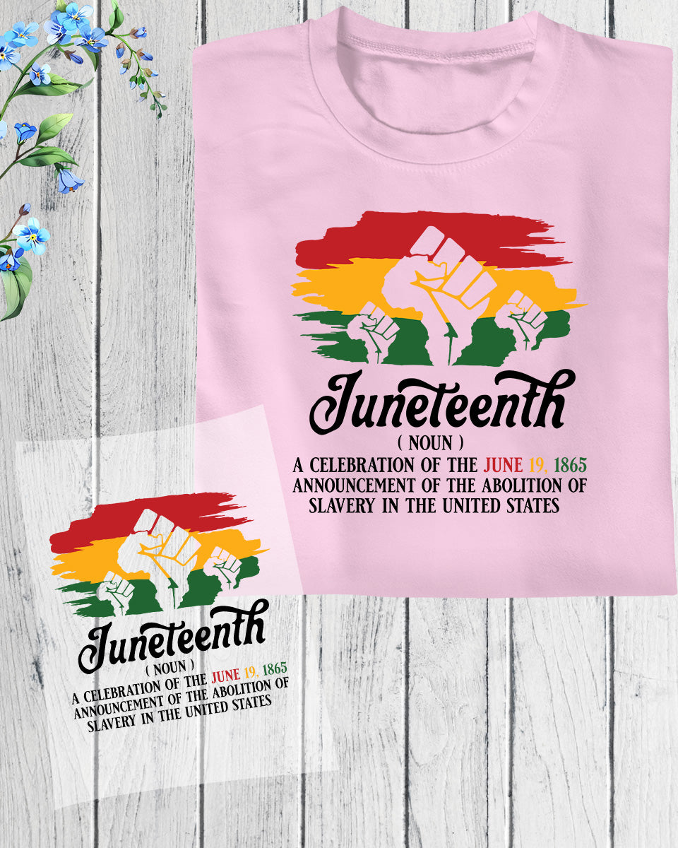 Juneteenth Holiday DTF Transfer