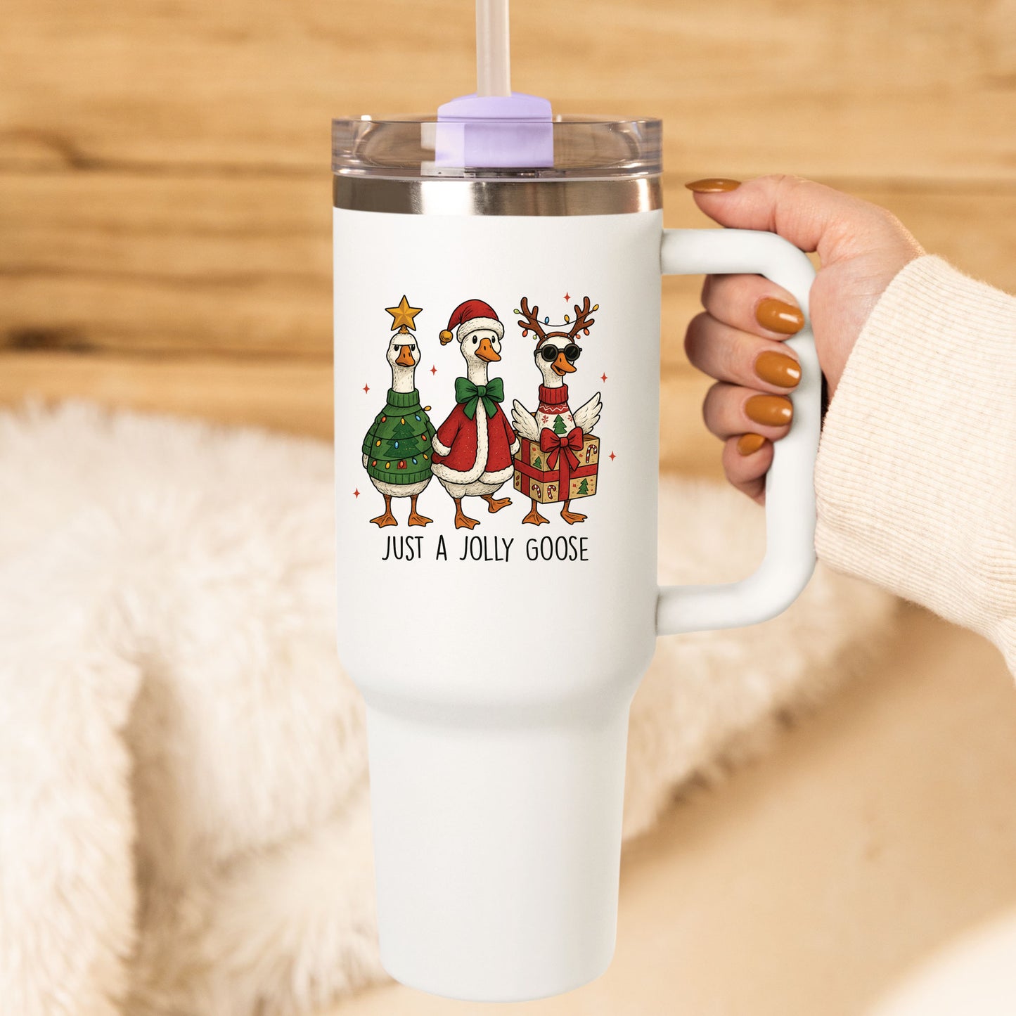 Just a Jolly Goose Christmas DTF Transfers