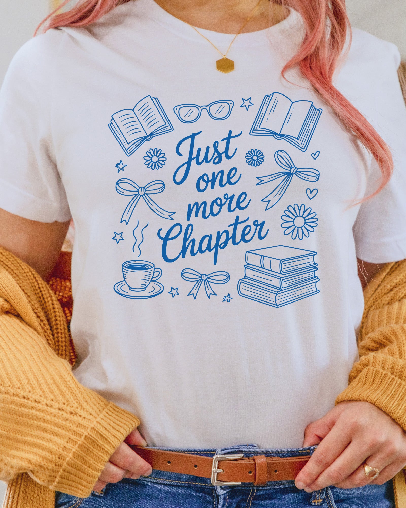 Just One More Chapter Book Club DTF Transfer
