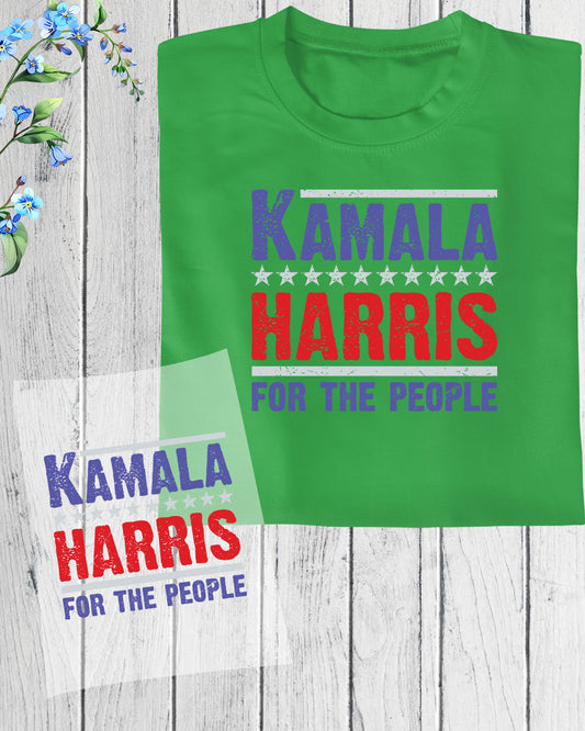 Kamala Harris for the People DTF Transfer Film