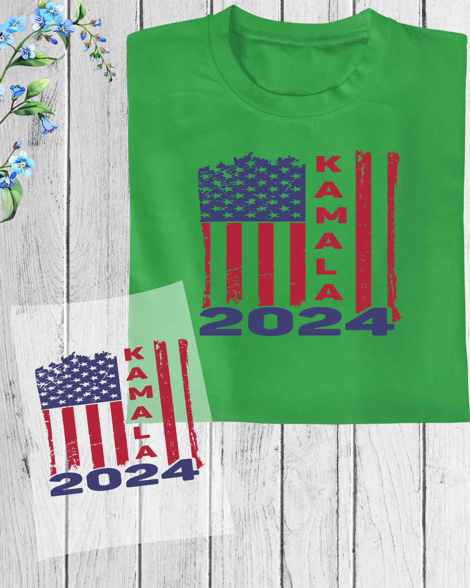 Kamala Harris Vote 2024 DTF Transfer Film