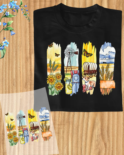 Kansas DTF Heat Transfer Ready to Press