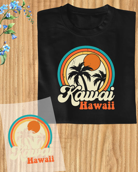 Kawai Hawaii Trendy Surfing DTF Transfer Sheets