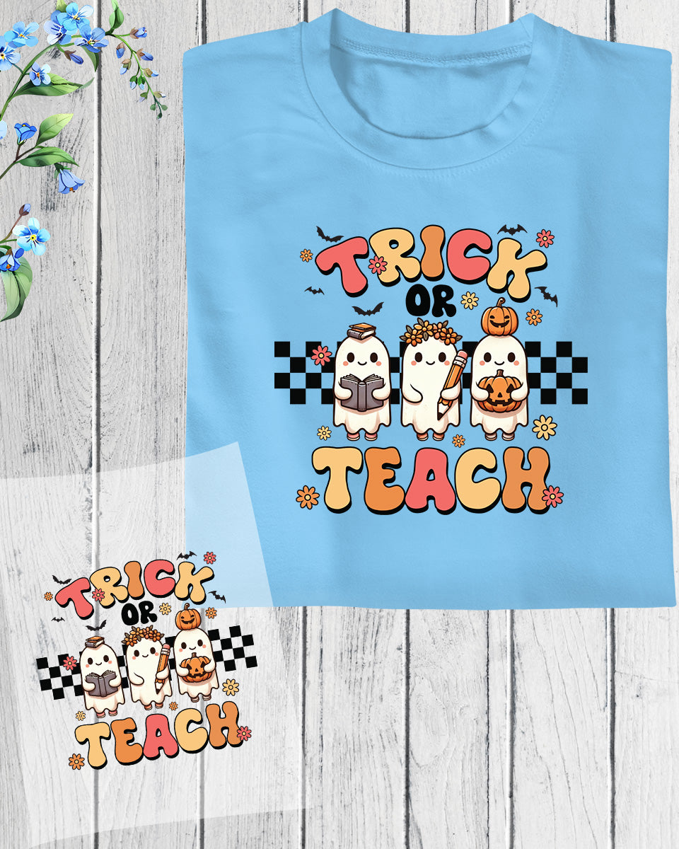 Trick or Teach Back to School DTF Transfer Film