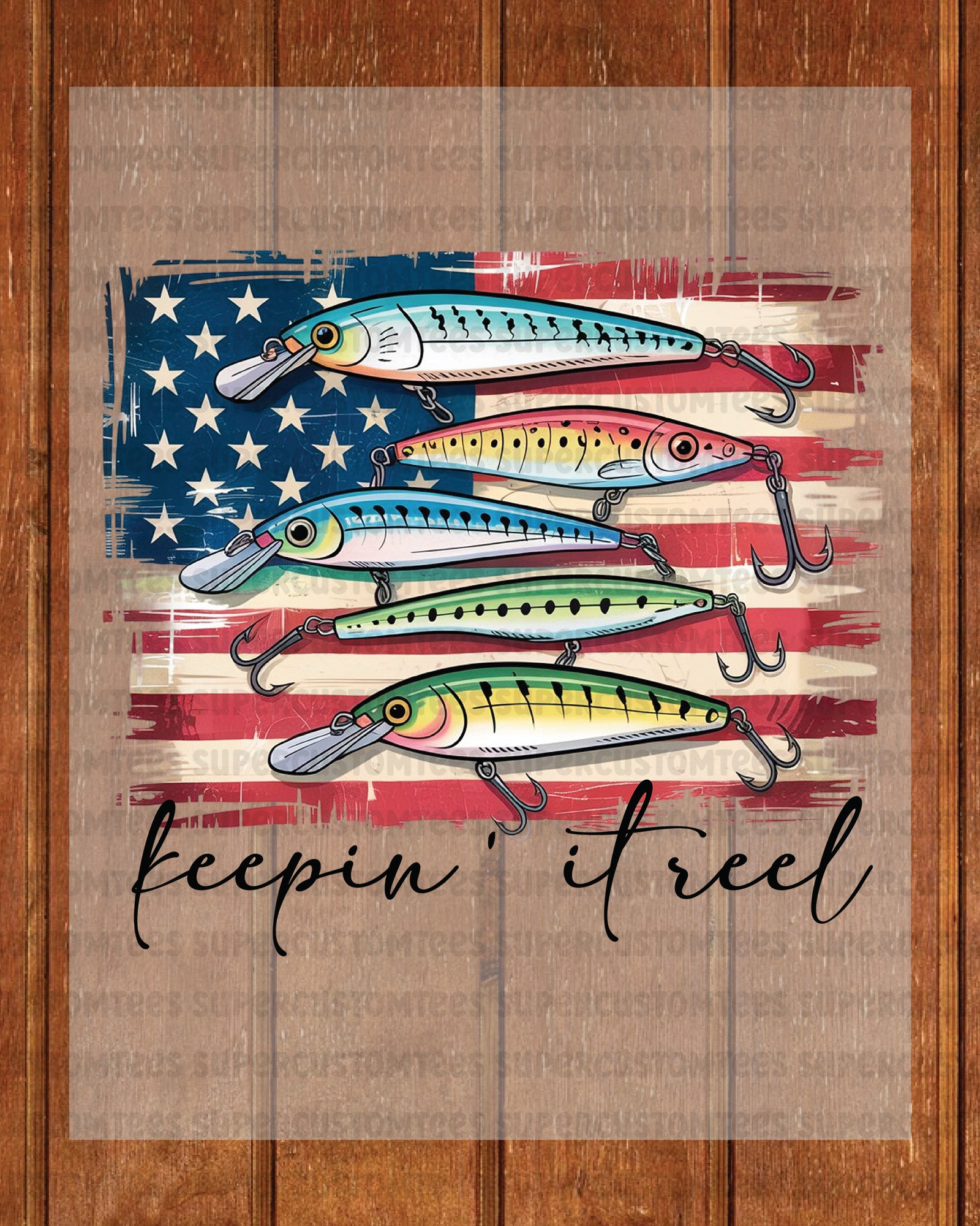 Keepin it Reel Heat Transfer for Shirts