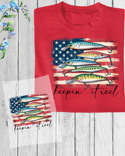 Keepin it Reel Heat Transfer for Shirts