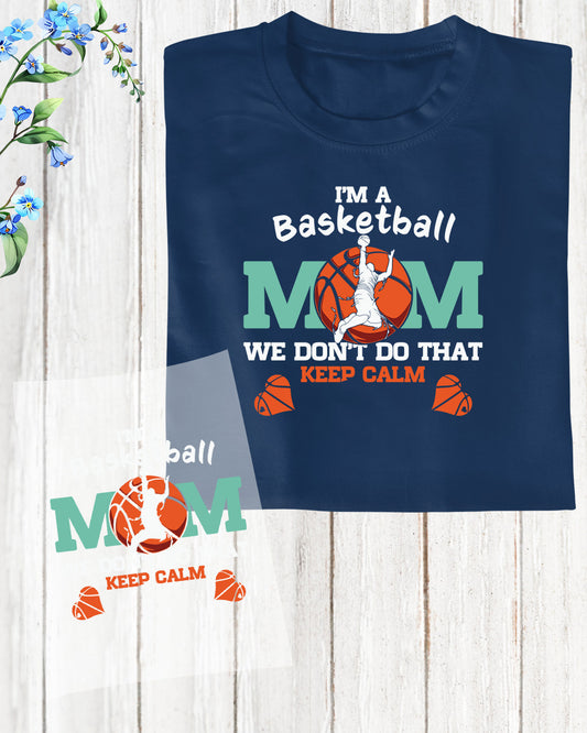 I am a Basketball DTF Transfer Film