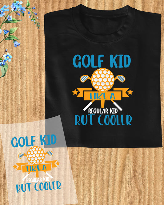 Golf Kid DTF Transfer Film