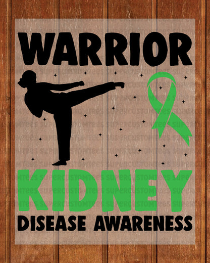 Kidney Disease Awareness DTF Transfer Ready to Press