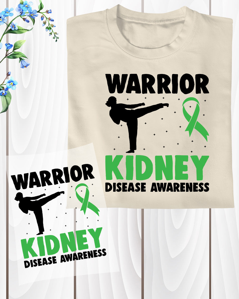 Kidney Disease Awareness DTF Transfer Ready to Press
