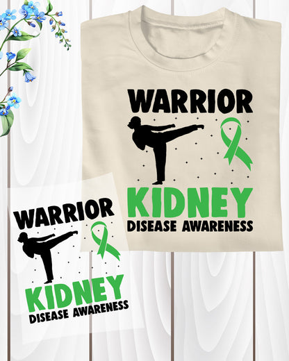 Kidney Disease Awareness DTF Transfer Ready to Press